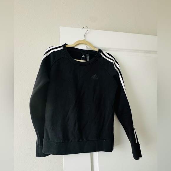 Adidas Women's Black Crew Neck Sweater - Picture 7 of 8